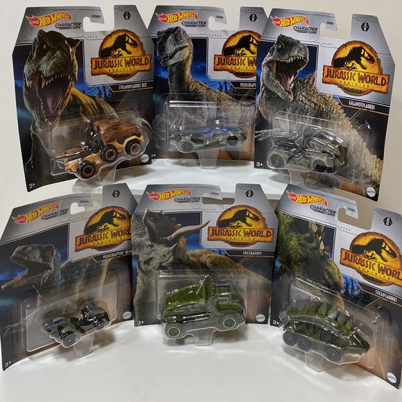 Mattel Toys Hot Wheels Jurassic World Dominion Complete Set Poshmark